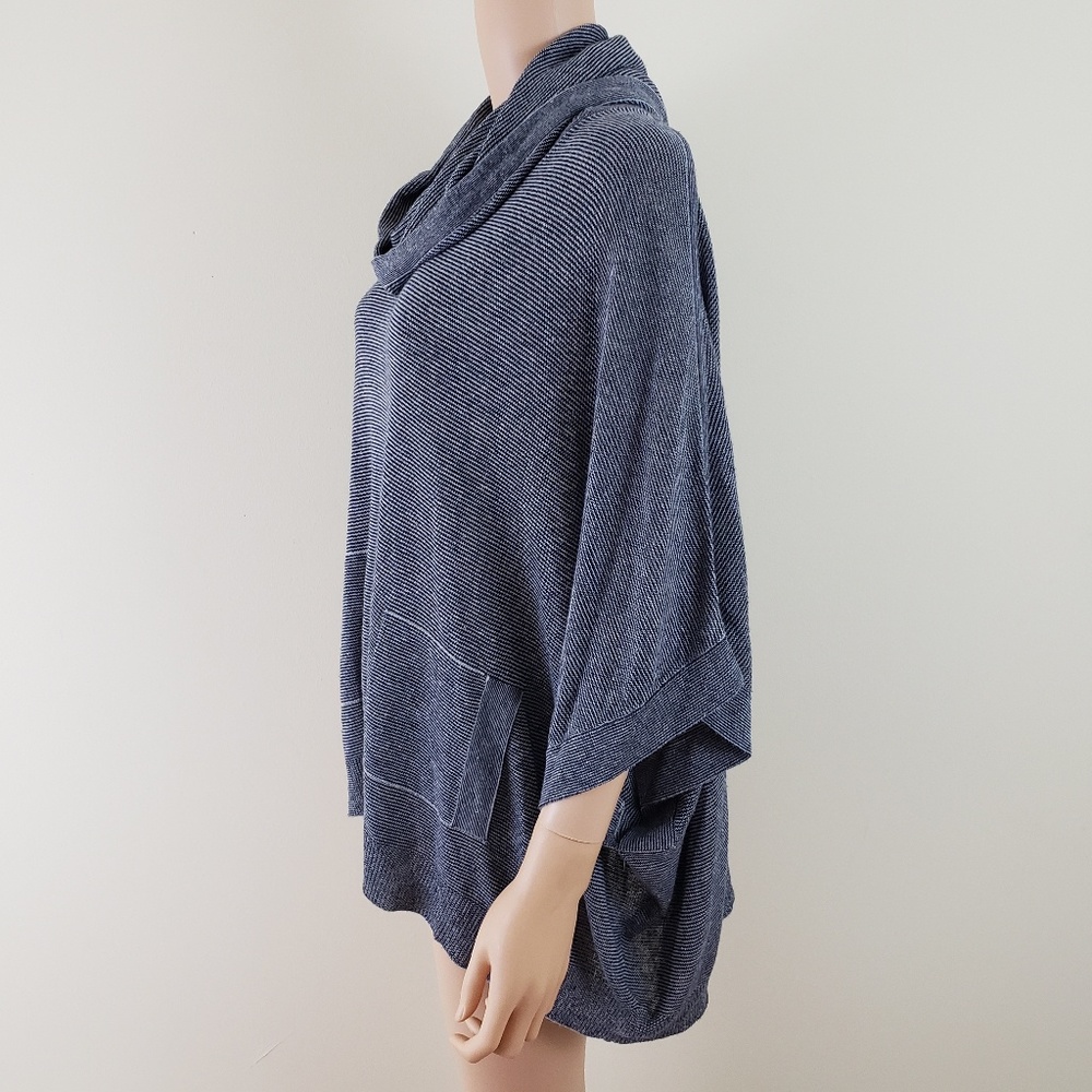 Theory Batwing Dolman Hoodie Cowl Neck Top S Flowy Goth - Picture 3 of 5
